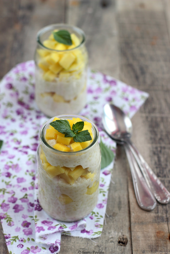 Miglio al mango e latte di cocco