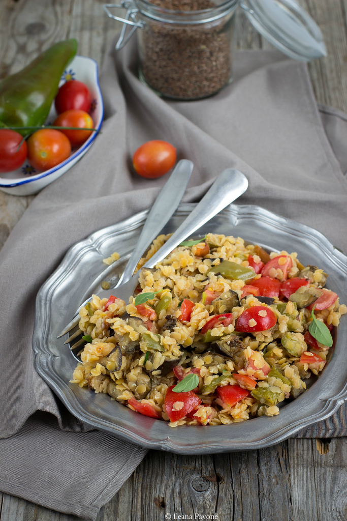 Insalata di lenticchie rosse2