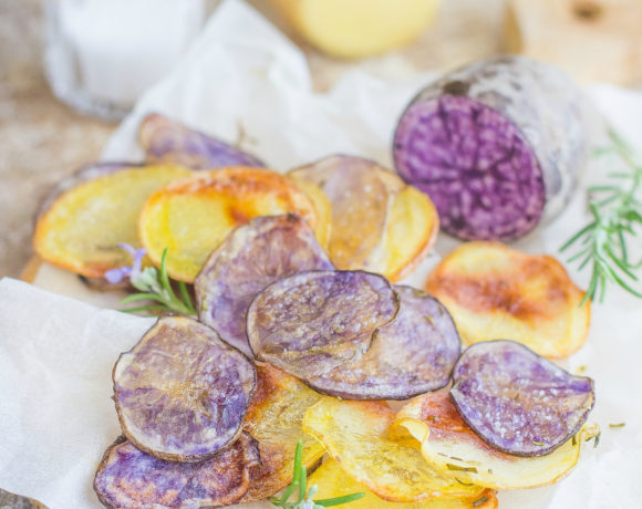 Chips di patate al forno