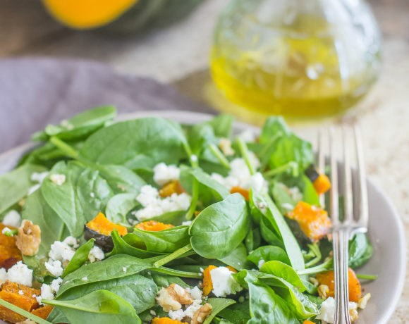 Insalata di zucca e feta