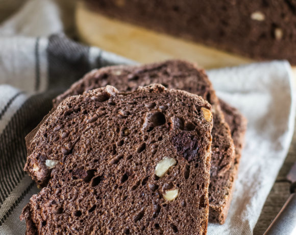 Pane al cacao e nocciole